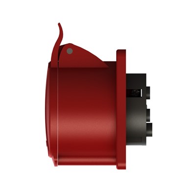 Nead 5 X 16 Amper Trifaze Kapaklı Makine Prizi - 380 Volt - Kırmızı - N5163-MP