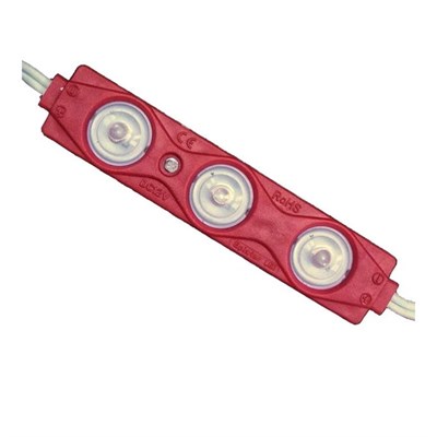 YCL Üçlü Led Modül - Kırmızı Işık - 12 Volt - Dış Mekan - PLM-103K