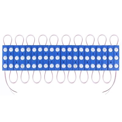 YCL Üçlü Led Modül - Mavi Işık - 12 Volt - Dış Mekan - PLM-103M