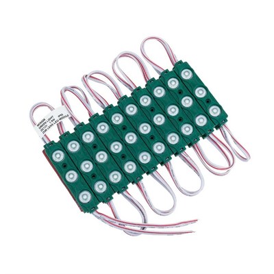 YCL Üçlü Led Modül - Yeşil Işık - 12 Volt - Dış Mekan - PLM-103Y