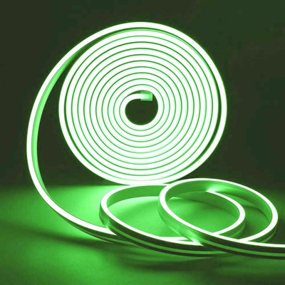 YCL Powerline Esnek Neon Hortum Led - Yeşil Işık - 12 V - Dış Mekan - PNE-1265Y