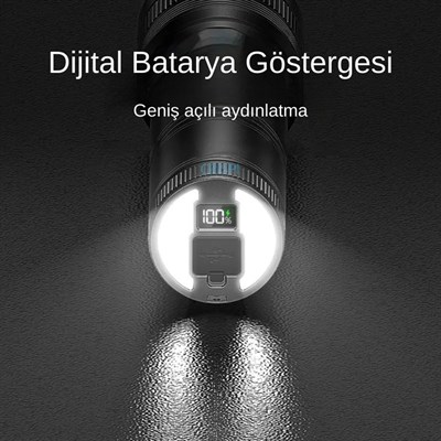 YCL 75 W Şarjlı El Feneri - 6 Modlu - Powerbank Özellikli - YIS-250