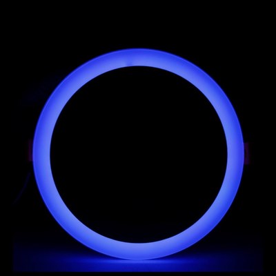 YCL 18 W + 3 W Led Panel - Beyaz Işık + Mavi Işık - Beyaz Kasa - Yuvarlak - Sıva Altı - YPL-1318B