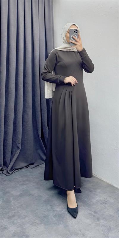 2610 Şile Elbise Kahve