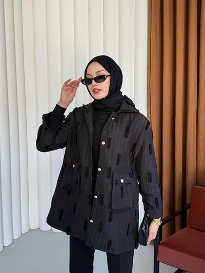 Kapi Ceket Siyah