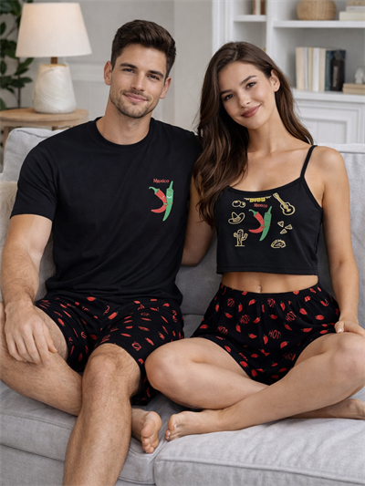 Acı Biberim Çift Pijama Seti