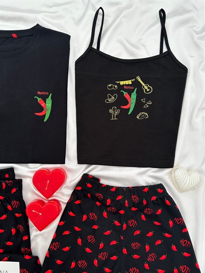 Acı Biberim Çift Pijama Seti
