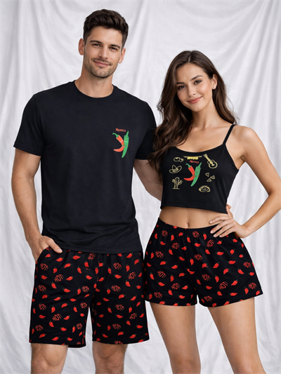 Acı Biberim Çift Pijama Seti
