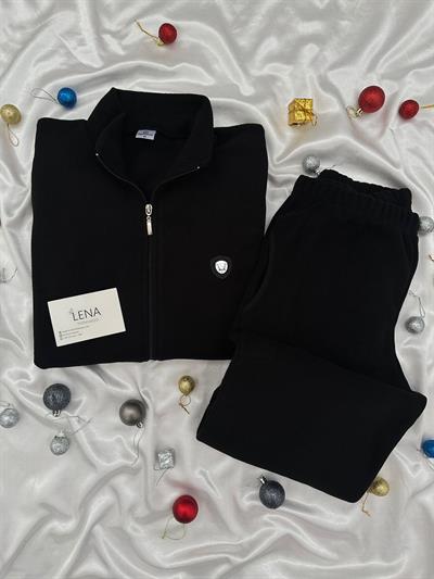 Asil Fermuarlı Polar Erkek Pijama Takımı