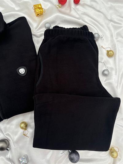 Asil Fermuarlı Polar Erkek Pijama Takımı