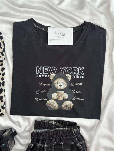 Aşkın Dengesi 4 Parça Çift Pijama Seti