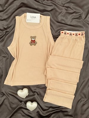 Romantik Tedy Pijama Takımı