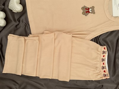 Romantik Tedy Pijama Takımı