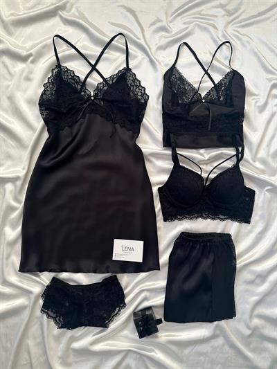Black Diva 5li Saten Takım