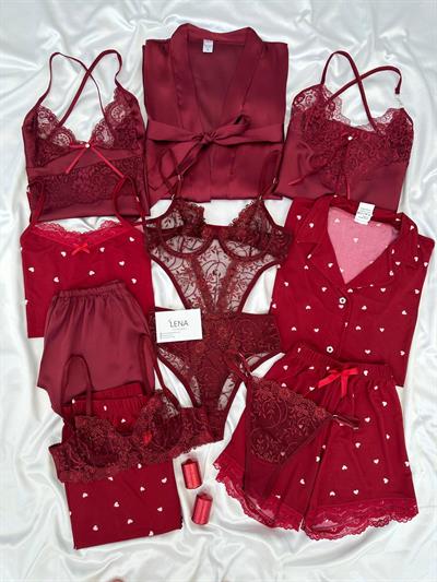 Bordo Fluence 11 Parça Gelin Çeyiz Seti