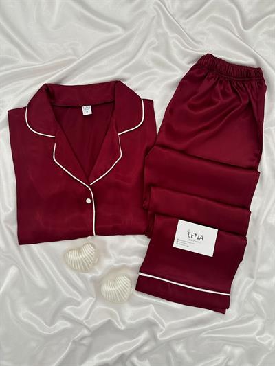 Bordo Moment Pijama Takımı 