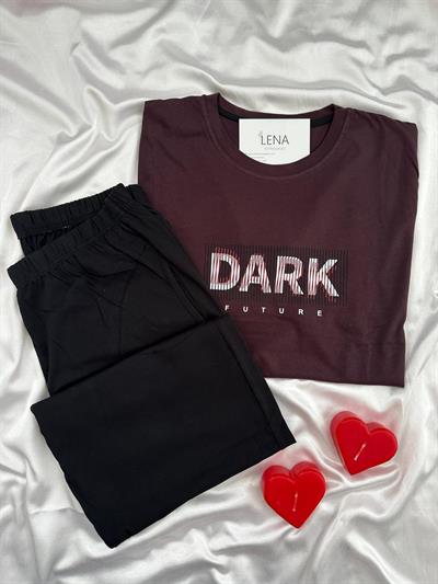 Bordo Dark Erkek Pijama Takımı