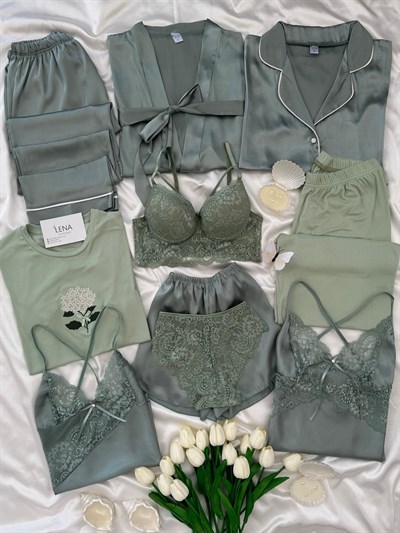 Defne 10lu Lüks Gelin Çeyiz Set