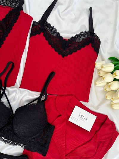 Decarte 8li Özel Tasarım Pijama & Çamaşır Çeyiz Seti