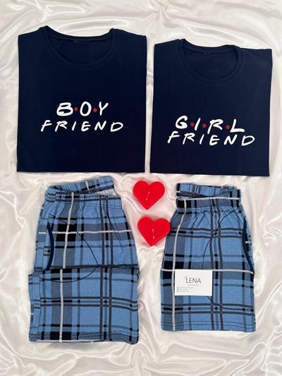 Canparem Şortlu Çift Pijama Takımı