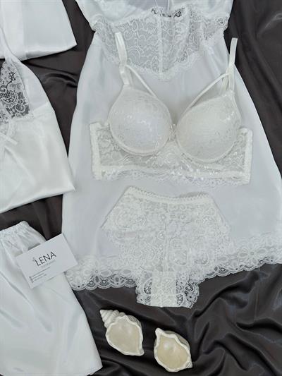 Ekru Vanessa Çeyiz Seti