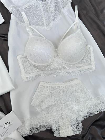 Ekru Vanessa Çeyiz Seti