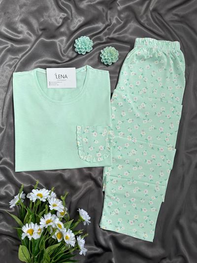 Groset Kısa kollu Pamuklu Pijama Takımı