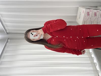 Kırmızı Dreams Pijama Takımı