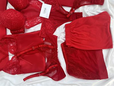 Kırmızı Dropy 7li Çeyiz Seti