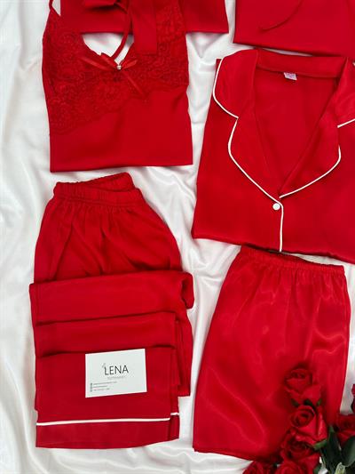 Kırmızı Harly Çeyiz Seti 