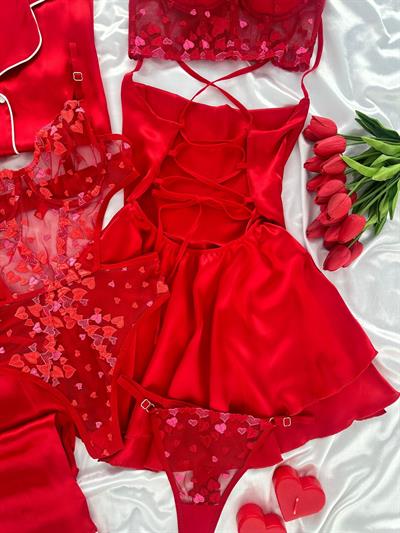 Kırmızı Nishan 6lı Set