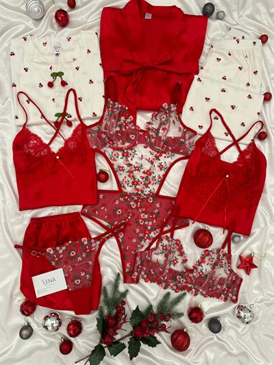 Kırmızı Royal 9 Parça Çeyiz Seti