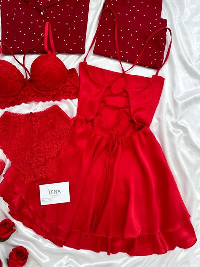 Kırmızı Valaria Aşk 5li Özel Set 