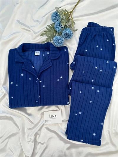 Larcivet Yıldızlı Polar Pijama Takımı