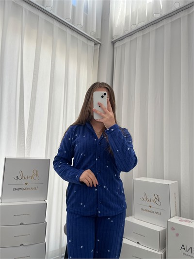 Larcivet Yıldızlı Polar Pijama Takımı