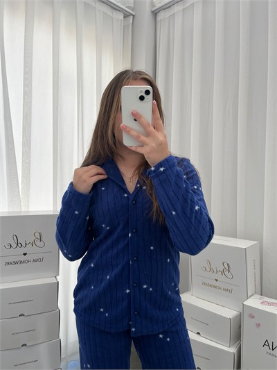 Larcivet Yıldızlı Polar Pijama Takımı