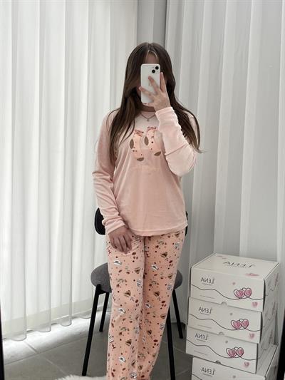 Magic Time Kadın Kadife Pijama Takımı