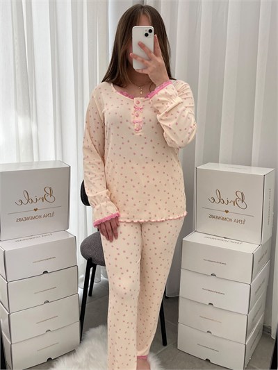 Mini Papatya Uzun Kollu Berlin Pijama Takımı