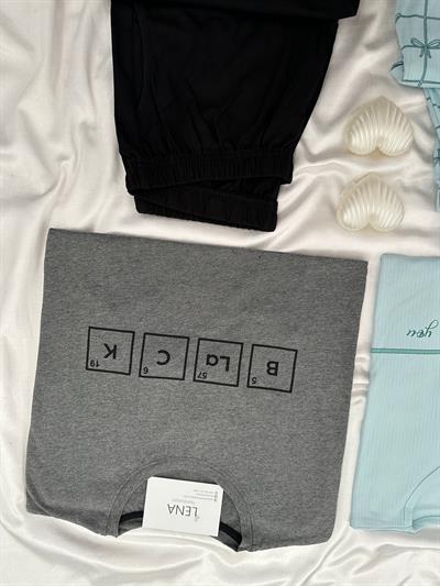 Mint & Gri Çift Pijama Seti