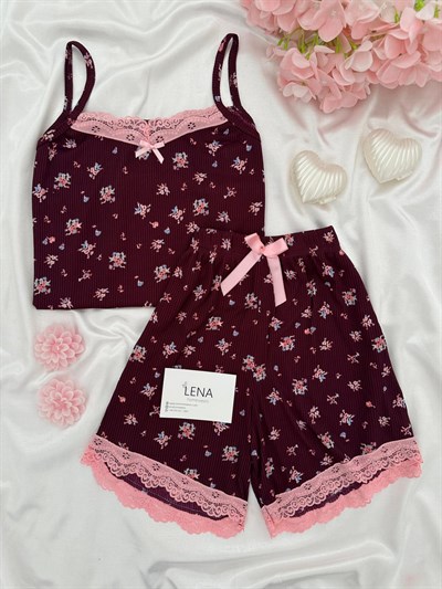 Mürdüm Cares Şortlu Pijama Takımı