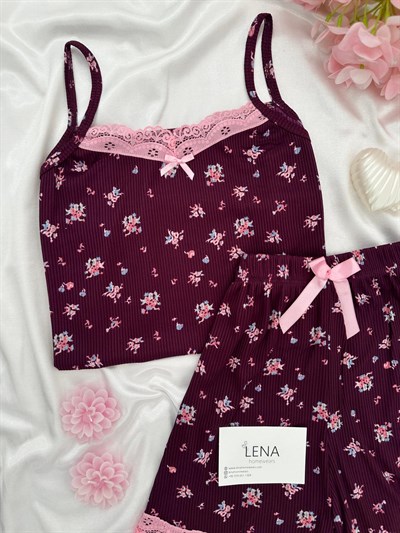 Mürdüm Cares Şortlu Pijama Takımı