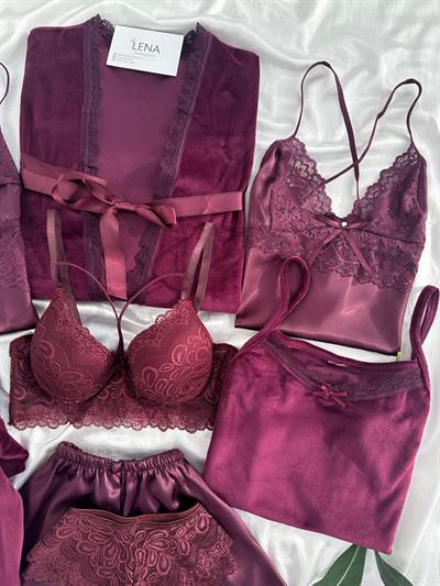 Mürdüm elegant 8li set