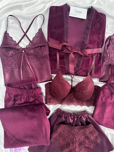 Mürdüm elegant 8li set