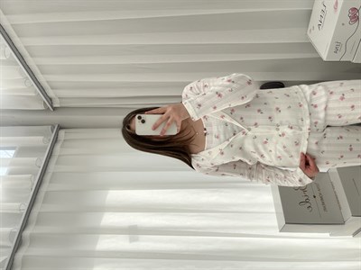 Pembe Gül 6lı %100 Pamuk Pijama Takımı