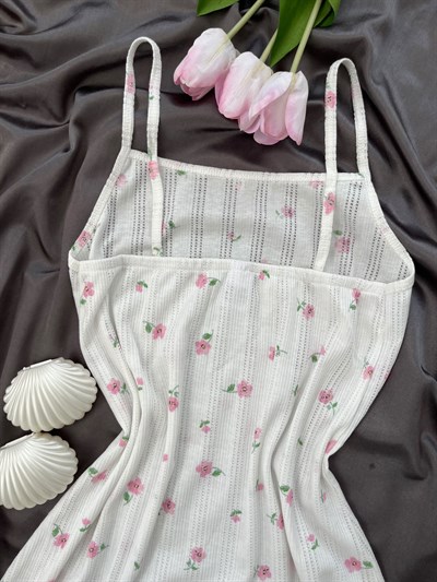 Pembe Gül 6lı %100 Pamuk Çeyiz Seti