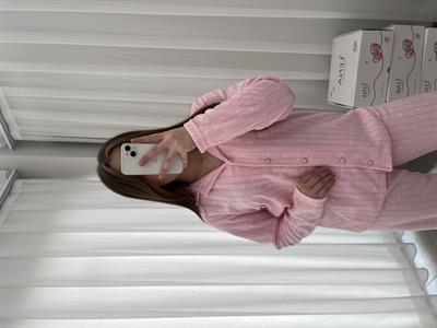 Pembe Pretty Dörtlü Pijama Seti