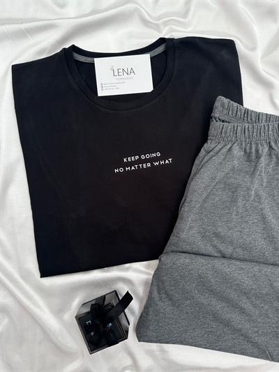 Prada Pamuk Erkek Pijama Takımı 🖤