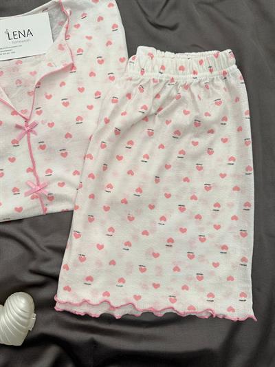 Pureks Kısa Kollu Şortlu Pijama Takımı 