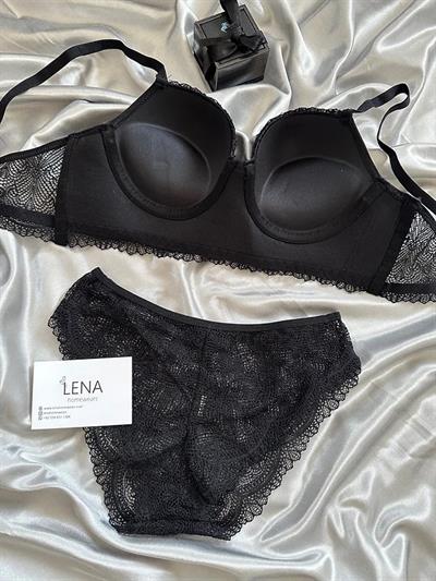 Siyah Konfor Sütyen Takımı