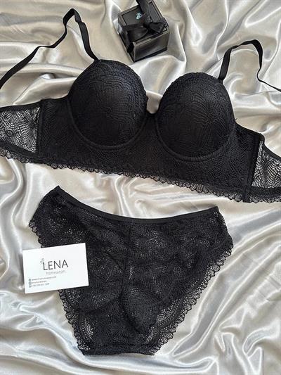 Siyah Konfor Sütyen Takımı